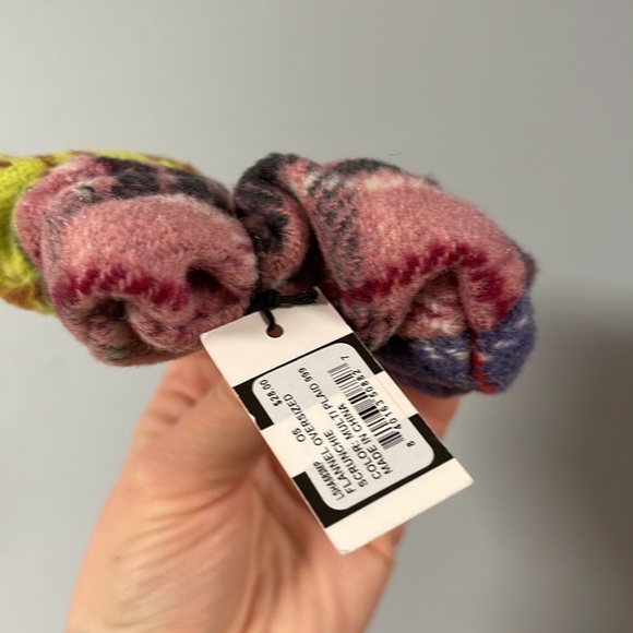 Lele Sadoughi oversized Flannel Multi Plaid Scrunchie new with tag and dust bag - Picture 4 of 7